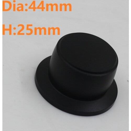 Dia44*H25mm Handle Diameter 34 Knob HIFI Audio Power Amplifier Aluminum Alloy Solid Volume Potentiometer Knob