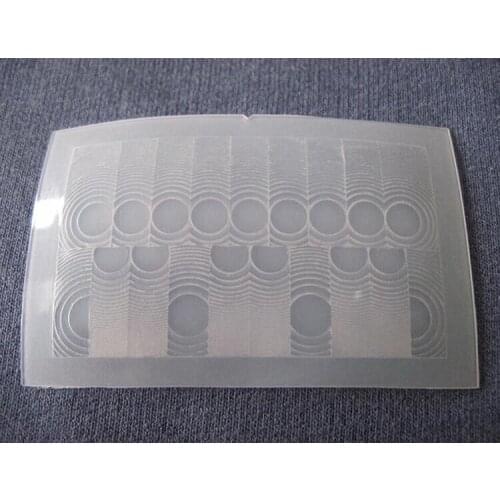 #HOM-7704-3 Fresnel Lens, Sensitive angle 110, PE materials, Size: 56.7X35.7mm, Focal length 23mm, Distance 12m