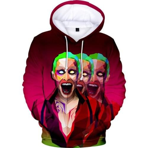 Creative Mode Harajku Joker 3D Hoodies Mannen/vrouwen Sweatshirt Grappige Creatieve Herfst Streetwear Sweatshirt Loose Tops
