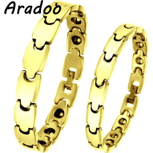 Stainless Steel Bracelet Titanium Steel Jewelry Germanium Magnet Energy Bracelet Fashion Jewelry Holiday gift