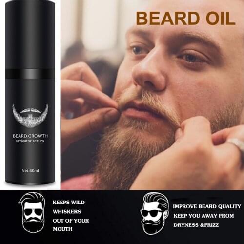 Beard Oil Growth Men Grooming Treatment Thicker More Full Thicken Hair Support Private Label Custom Logo Dropshipping Products