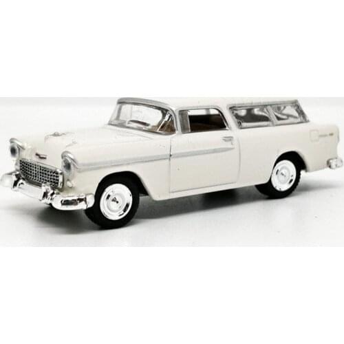Diecast 1:64 Scale Simulation Chevrolet Alloy Model Car Cargo 1955 Collection Vehicle Display Souvenir Decoration Ornaments Gift