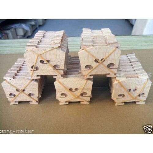 4/4 violin bridge Fine maple 80 pcs laser cut high quality violin parts
