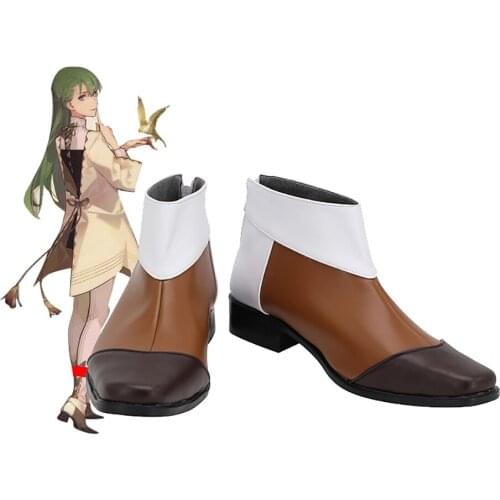 FGO Enkidu Shoes Cosplay Fate Grand Order Enkidu Cosplay Boots Customized Shoes for Unisex