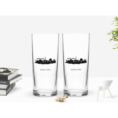 Personalized Colorful Printed Designed In Gaziantep Tourist Dual Arrack Cup Seti-2