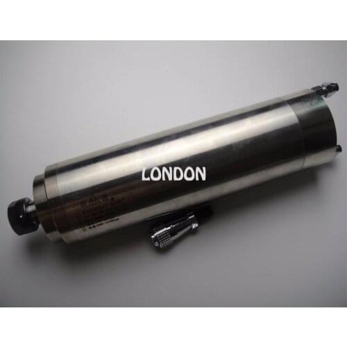 Constant power rate 2.2KW spindle water cooled 7.5A ER20 100-800HZ 3000-24000rpm AC380V,3PH for stone, steel working