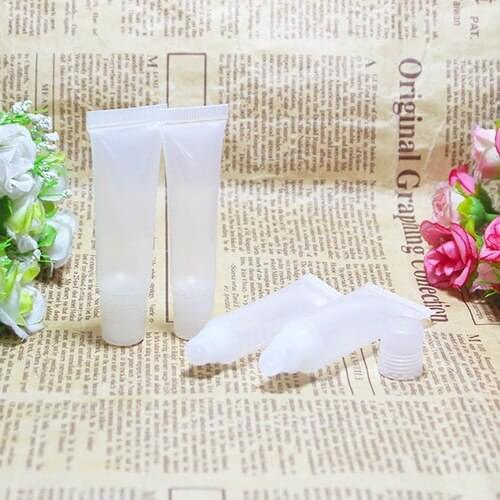 10pcs/lot Travel Empty Clear Tube Cosmetic Cream Lotion Shampoo Bath Lotion Containers Refillable Bottles 8ml/10ml