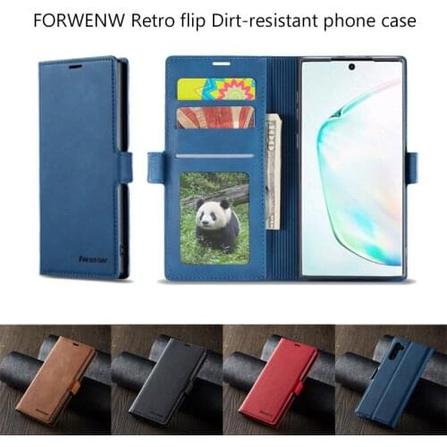 Luxury Flip Leather Case For Samsung Note10 9 20 Ultra Protect Fundas Mulit Cards Holder Cover For Galaxy A80 A90 A20 A40 Coque