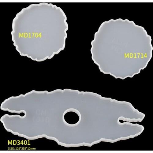 Silicone Wine Glass Holder Mold Irregular Cup Coaster Epoxy Resin Casting Translucent Mould DIY Wine Tray Bracket Home Gadgets