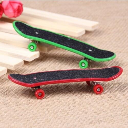 Finger Skateboard Professional Type Bearing Wheels Skid Pad Maple Mini Skateboard Stent Wheel Fingerboard Toys Finger Bmx