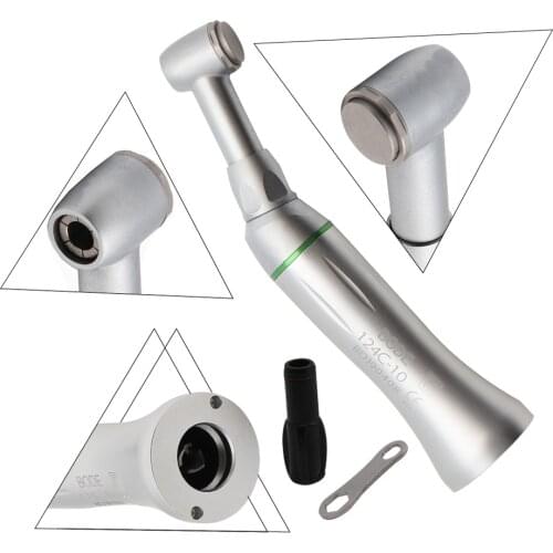 Dental Low Speed Handpiece Contra Angle Handpiece Push Botton 10:1 Dental Handpiece BODE 124C-10