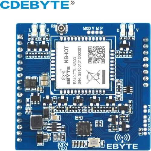 TTL NB-IoT Serial Port Transmission Server TCP UDP IPEX Antenna Interface M2M Wirelss Transceiver Module E840-TTL-NB03