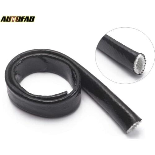 High Temperature Heat Flame Fire Resistant Firesleeve AN12 Black 3/4X1M ID:19 For Honda Civic 2/3/4Dr 99-00 AF-FHGAN12