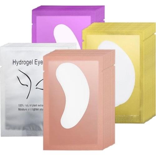 10Pairs Eyelash Pad Isolation Gel Patch Grafting Eyelashes Under Eye Patches for Eyelash Extension Sticker Wraps Makeup Tools