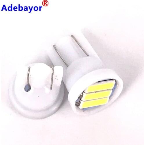 2000PCS Auto LED Light Bulb w5w 194 T10 3 led SMD 7020 t10 3smd Wedge Car Lamp White free shipping