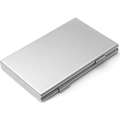 Aluminum Memory Card Case Box Holders For 24pcs TF Micro-SD Card color random