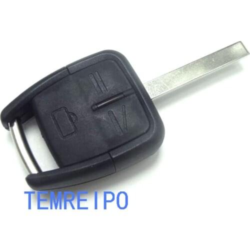 10pcs/lot 3 Buttons Car Key Shell Case Fob For Vauxhall Opel Astra Zafira Vectra Omega
