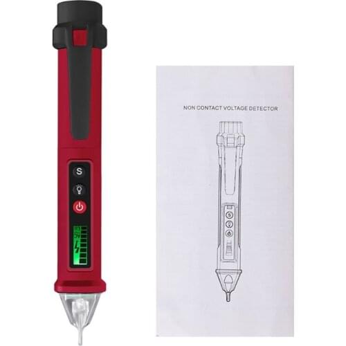 VC1010 12-1000V Digital Voltage Detectors Volt Current Electric Test Pencil AC/DC Non-Contact Pen Tester Meter