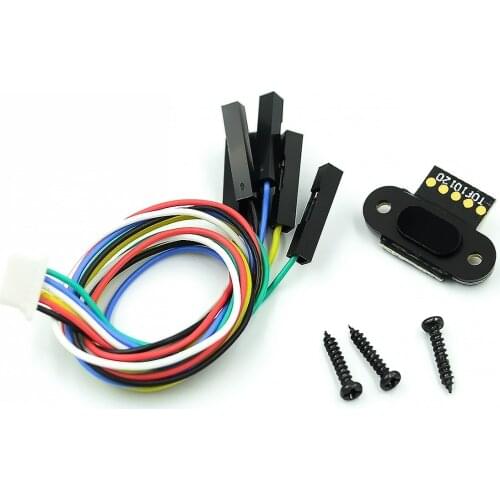 TOF10120 10-180cm Distance Sensor RS232 Interface UART I2C IIC Output 3-5V for Arduino With Cable Laser Range Sensor Module