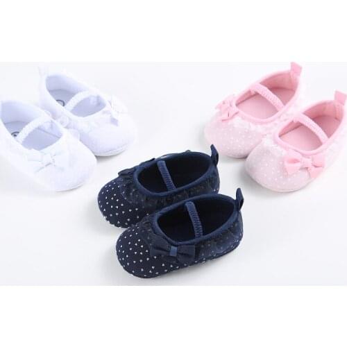 0-1 year old female baby princess little bow baby toddler shoes