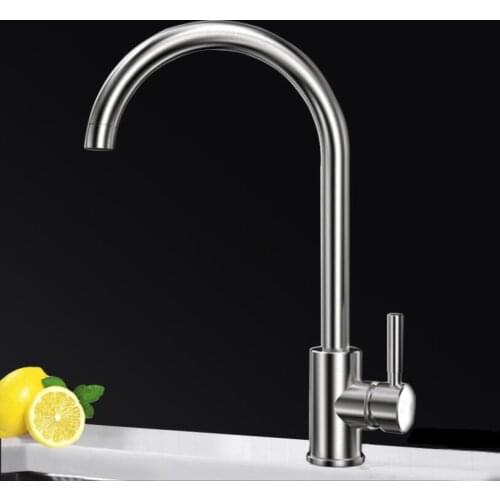 Dofaso 304 Stainless Steel Kitchen Faucet Hot And Type Can Be Rotated 360 Sink Vegetables Basin mixer taps