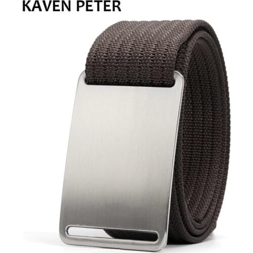 Canvas Military Tactical Belt For Mens Designer Belt Men Cinto Masculino Luxo 1.5" Nylon Webbing Waist Belt