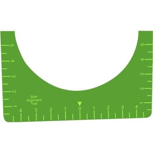 Tshirt Alignment Tool Ruler Guide Acrylic Clearly Marked Centering Sublimation H 448A