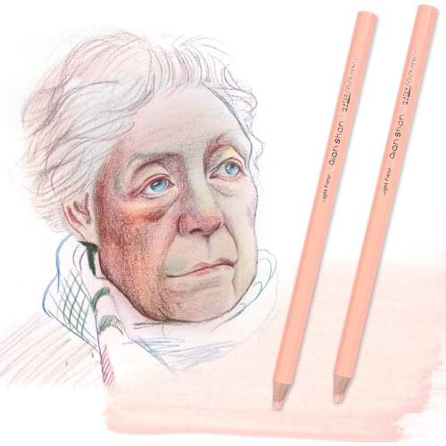 Skin Flesh Color Pencils Lead Portrait Special Water-soluble Colored Pencil Fine Art Painting School Supplies