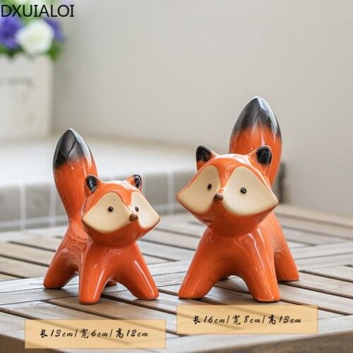 Nordic ceramic crafts decoration modern simple home decor creative ceramic animal decoration Christmas gift Valentines Day gift