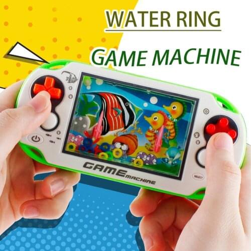 HOT Cultivate Kid Thinking Ability Toys Water Ring Toss Child Handheld Game Machine Fun Parent-Child Interactive Retro Game Toys