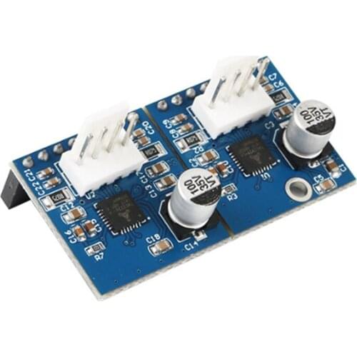 Professional Dual Driver Expansion Module TMC2224 Up To 256 Microstepping Stepper Drivers for Duet 2 Maestro 3D Printer Parts