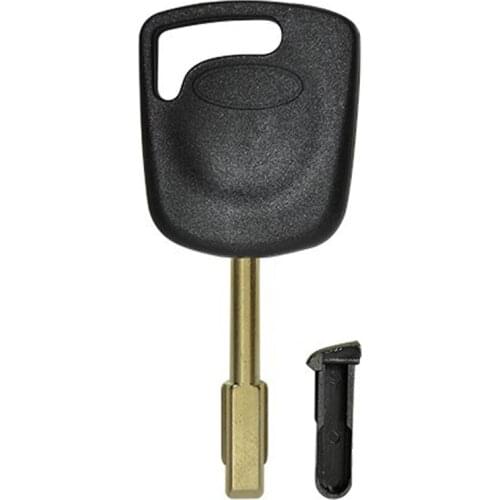 RIOOAK 5PCS/Lot strong style Transponder Key Shell Case With Plug Fob for Ford No Logo the best quality free shipping
