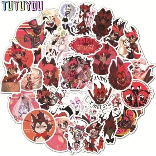 PC2100 50pcs/set High Quality Anime Trolley Case Car Sticker Waterproof Removable Graffiti Sticker