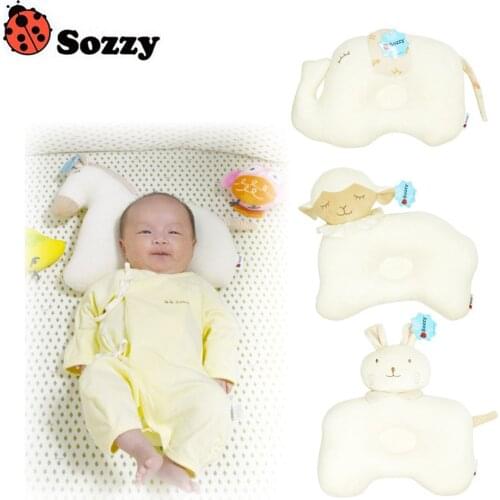 1pcs Sozzy Brand Cute Cotton Cartoon Baby Neck Pillow Newborn Bedding Kids Nursing Pillow Memory Foam Pillow For Children