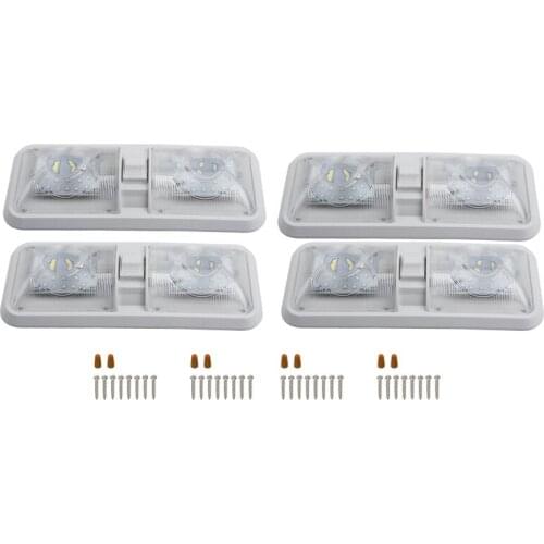 RV Interior Led Ceiling Light Boat Camper Trailer Single Dome 12V 280LM Dimmer