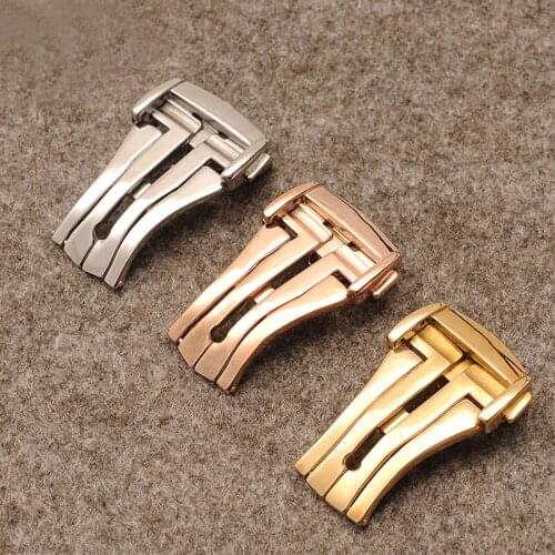 Hight Quality Band Clasp For Omega Series Watch Watch Accessories Fold Double Insurance Buckle Stainless Steel Deployant Clasp