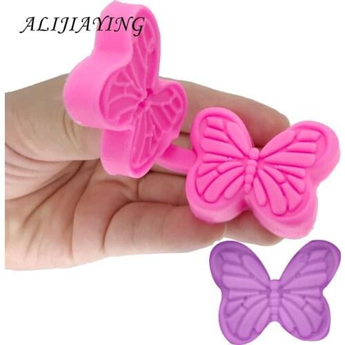 Butterfly clip silicone molds for 3D crafts cake decorating tools fondant Chocolate Molds Sugarpaste Craft Bakeware D1365