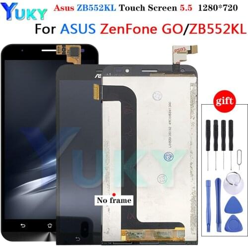 5.5 ''Voor Asus Zenfone Go ZB552KL Lcd Display Panel Touch Screen Digitizer Glas Sensor Vergadering Vervangende Onderdelen