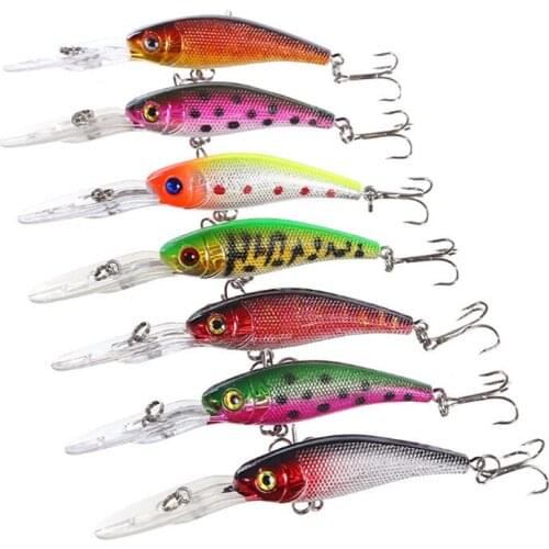 1PCS 10.1cm 7.6g Classic Style Minnow Crankbait Fishing Lures Lifelike Wobblers Hard Bait Bass Carp Isca Artificial Plastic Lure
