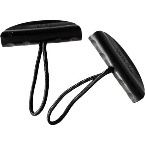 2 Pieces Durable Nylon Kayak Boat Pull Handle Carry Handle & Rope Cord Side Mount