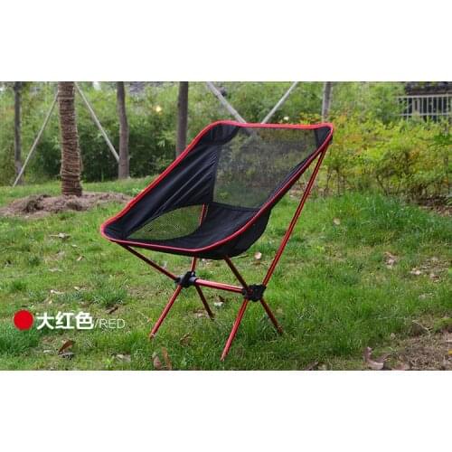 4-Color Folding Chair Aluminum Alloy Folding Camping Chair Foldable Light Fishing Chair Suitable For Camping Hiking Picnic Beach