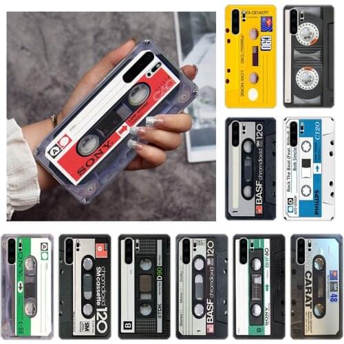 Retro Vintage Old Cassette Tape Phone Case for Huawei Y9S Y7P Y6S Y8P P40 P30 P20Lite Y6P Nova 5t P-SMart Z Mate20 Pro Y8S cover