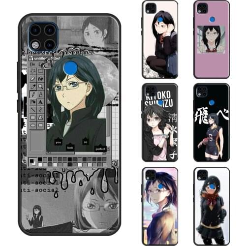 Shimizu kiyoko Haikyuu Case For Xiaomi Redmi Note 8 9 Pro 8T 9S Note 10 Pro Funda For Redmi 9 9C 9A K40 9T Cover