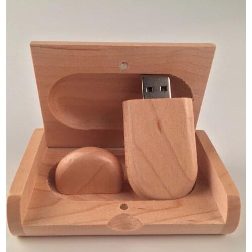 Custom wooden usb 3.0 memory flash with box