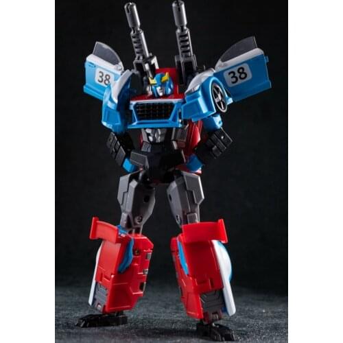 New Transformation 2Pcs/Set TT HF01 HF-01 Smokescreen Prowl Red Speed White Patrol Suit Action Figure Robot Toys With Box