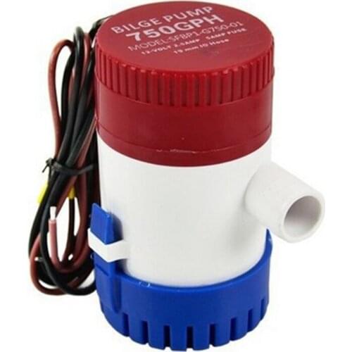 1100GPH 12V Electric Water Pump Marine Submersible Bilge Sump Water Pump with Automatic Control Switch Combination Set for Boat