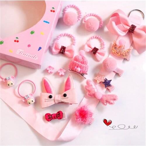 Cute Children Clip Cartoon Printed Girl Bangs Hairpin Paint Color Hairpin Water Drop Clip Hair Accessories