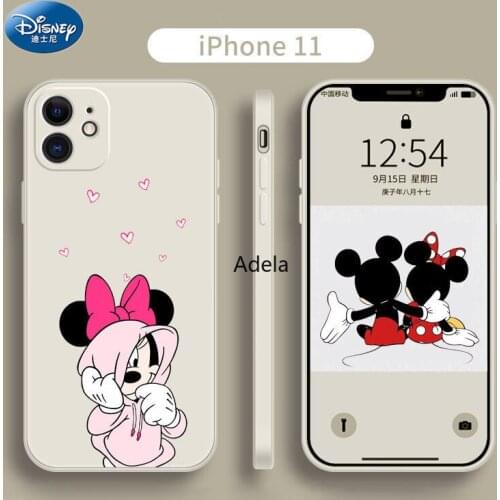 Disney Mickey Minnie All-inclusive Soft Case for iPhone11 12 Pro Max 7 8 Plus X SE Full Body Phone Back Cover zz0421-12