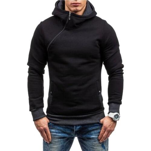 2019 New Mens Hoodies Jacket Male Zipper Coat Hip Hop Hoodies and Sweatshirts Hoody Sportwear Men Brand Clothing