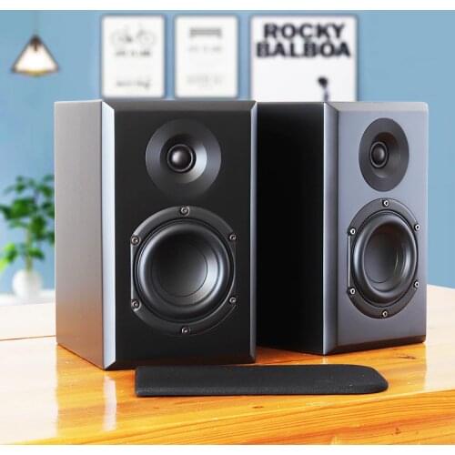 HiFi speaker 4 inch speaker desktop speaker DIY bookshelf speaker tweeter+4 inch midrange speaker